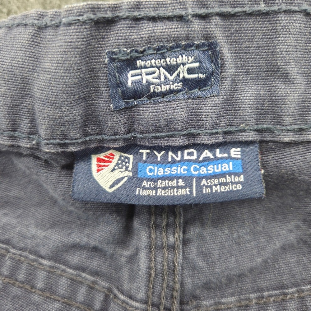 Tyndale Men 30x30 Navy Blue FRMC Flame Resistant Utility Workwear Pants Straight